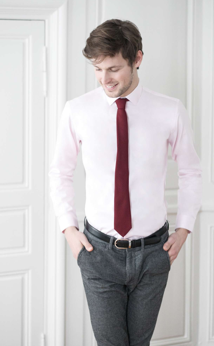 Détail chemise rose 1
